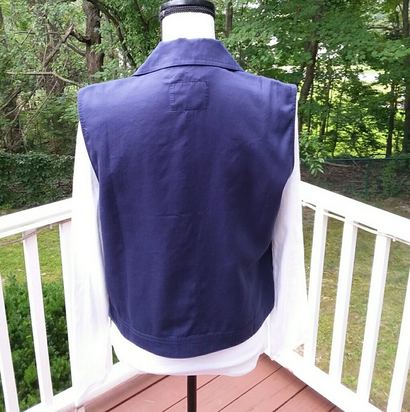 ANTHROPOLOGIE SANCTUARY TENCEL MOTO VEST - Picture 3 of 8